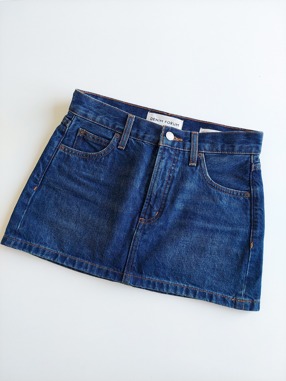 Aritzia Denim Forum '90s Vintage Age Micro Denim Skirt Size 23 Mini Short V2K